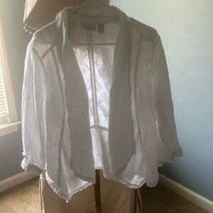 Chicos sz 3 ( fits 1-2x) White sport jacket